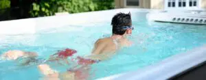 Can you swim in a swim spa?