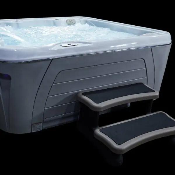 hydropool 6900 serenity hot tub with steps
