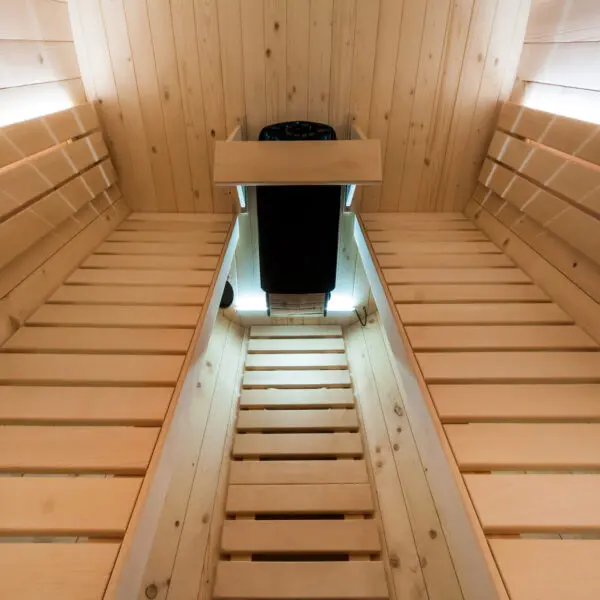 Outdoor Barrel Sauna Electric Medium