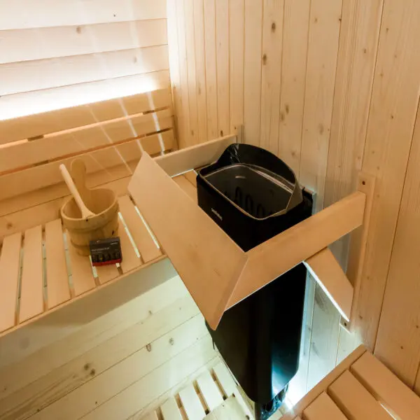 Outdoor Barrel Sauna Electric Medium