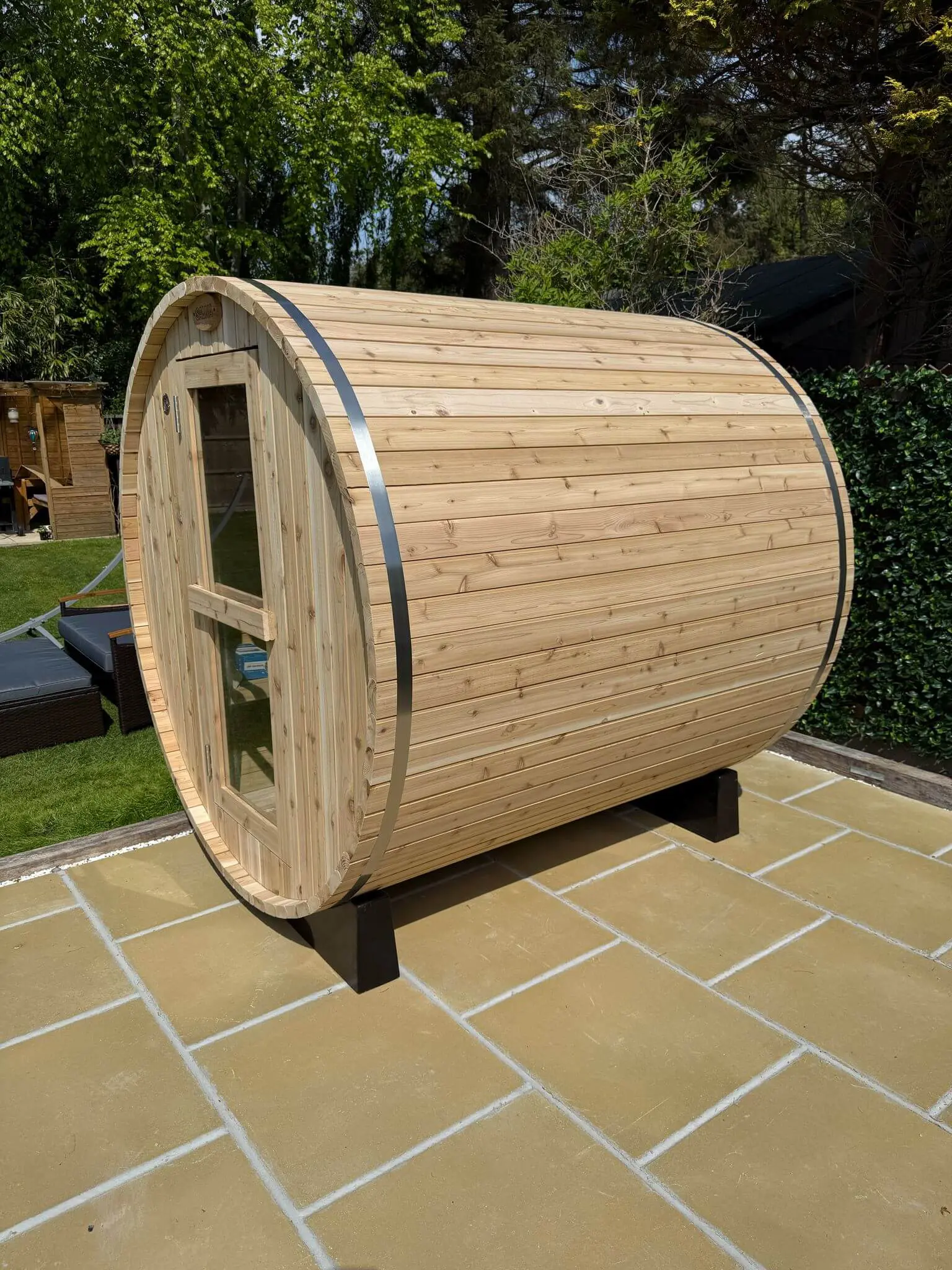 Barrell Luxe Outdoor Sauna - 6 foot