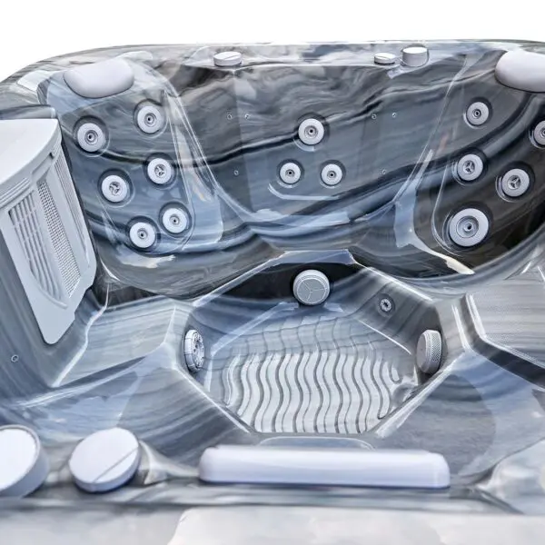 aquasolus cove hot tub interior view