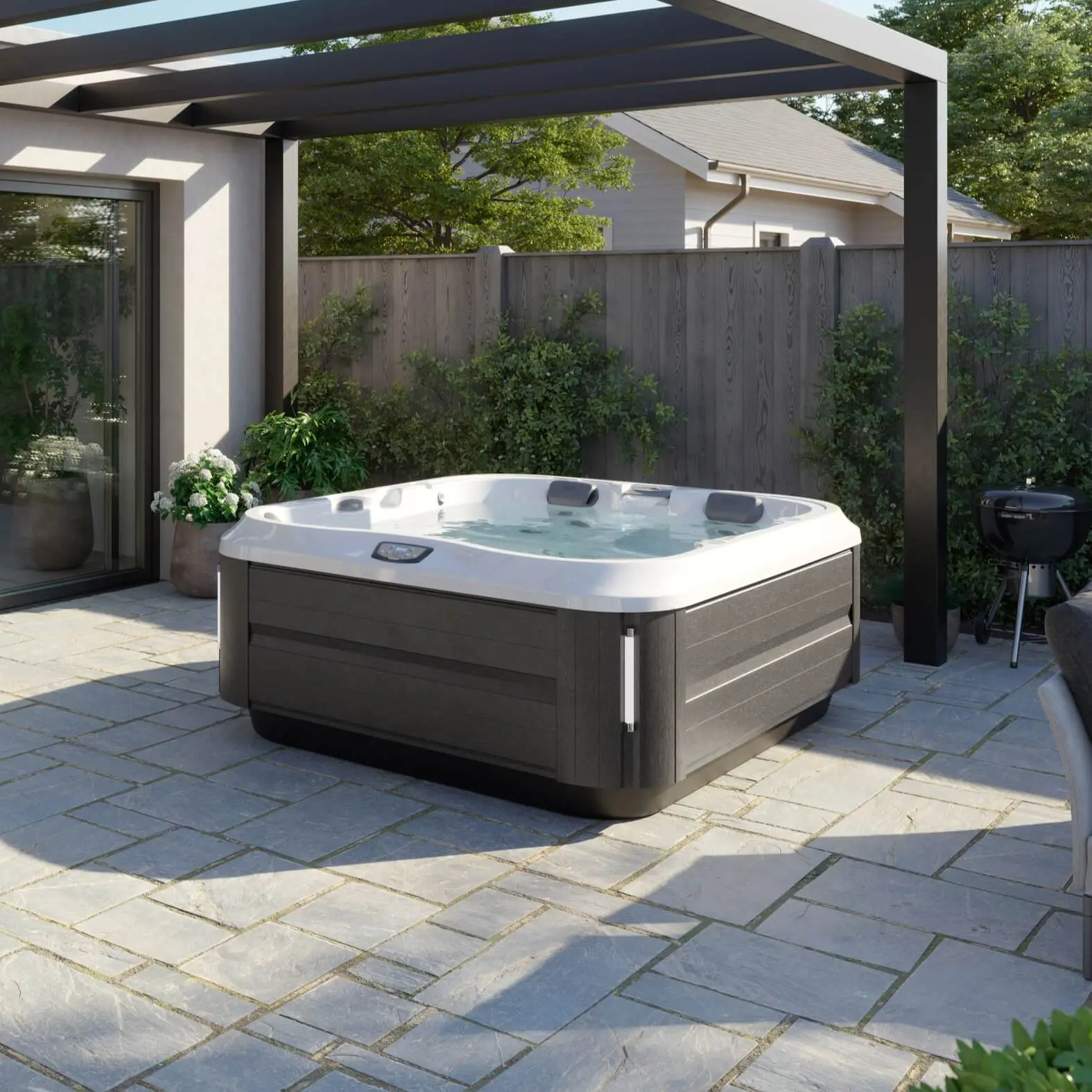 Jacuzzi® J-325™ Comfort Compact Hot Tub with Open Seating