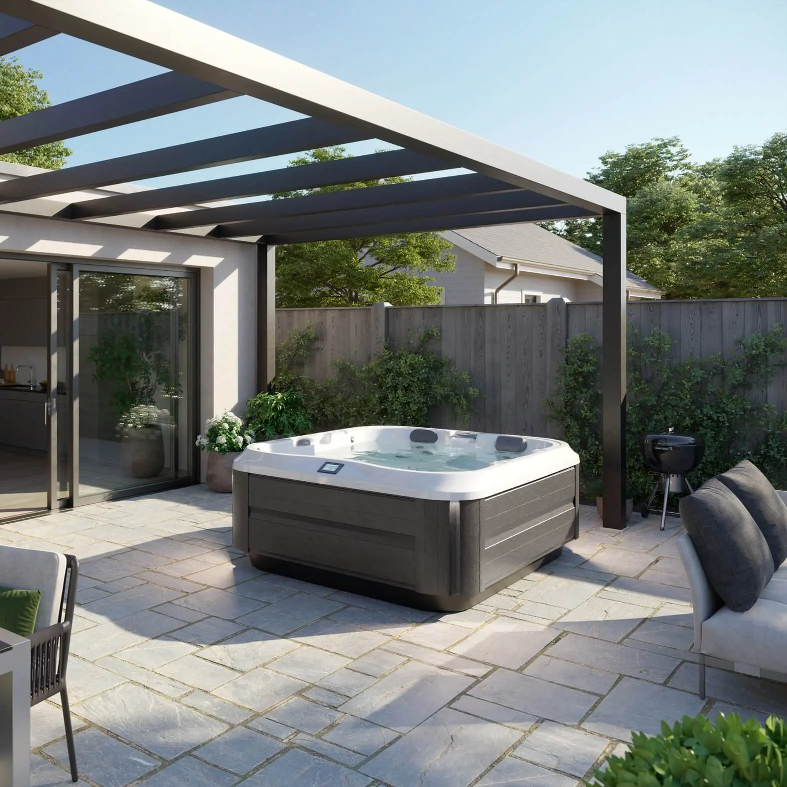 Jacuzzi® J-325™ Comfort Compact Hot Tub with Open Seating