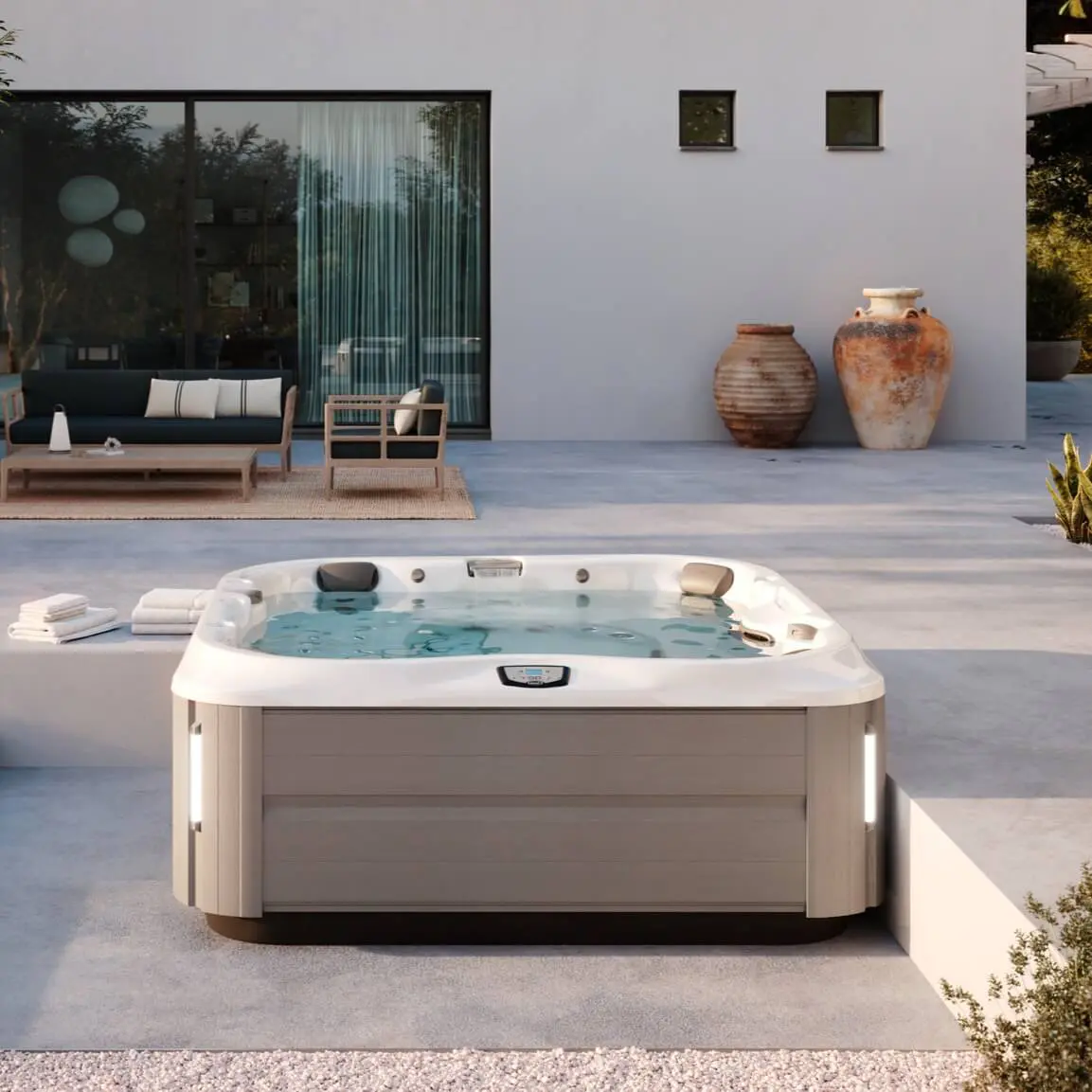 Jacuzzi® J-375™ Comfort Hot Tub With Largest Lounge Seat