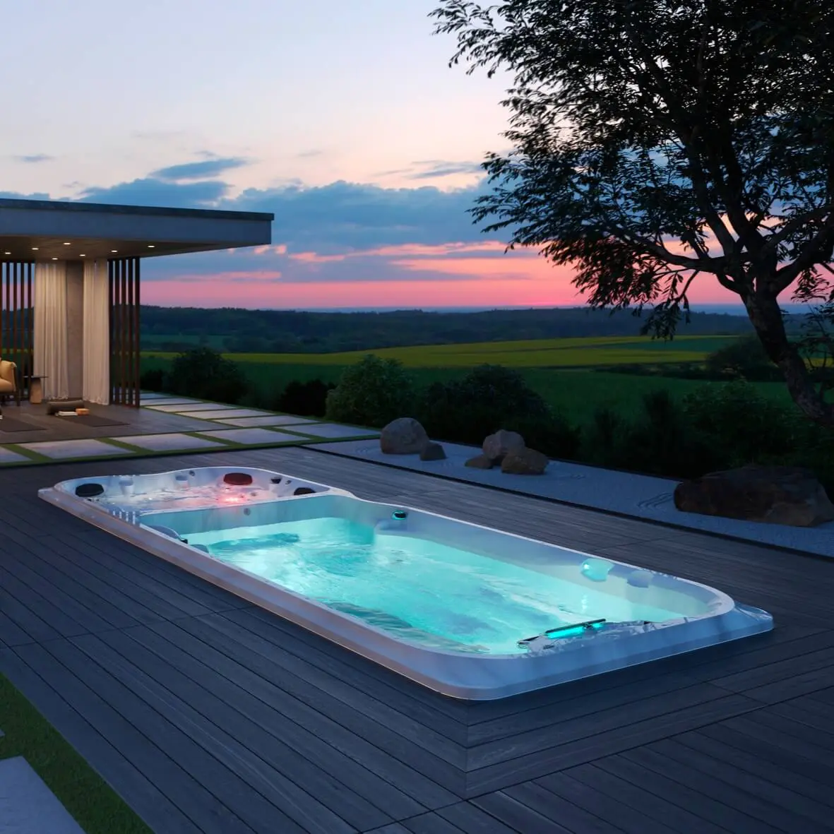 Jacuzzi® J-19 Powerpro™ Dual Swim Spa & Hot Tub