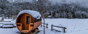 Using your sauna in the snow (or cold weather!)