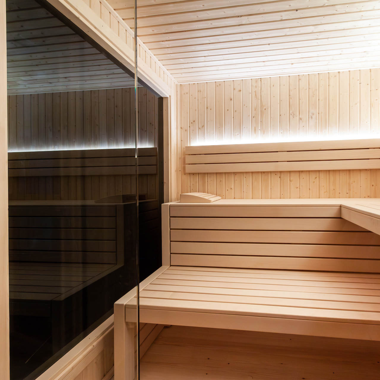 The Switzerland Sauna Medium View Light Grey