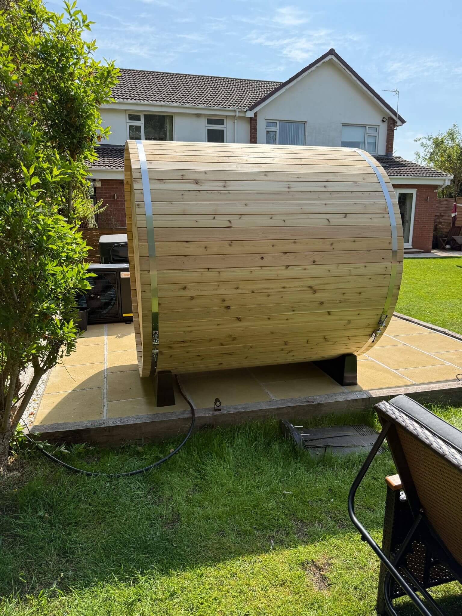 Barrell Luxe Outdoor Sauna - 6 foot