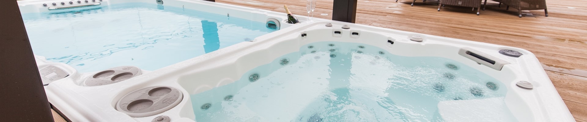 Combined Hot Tub and Swim Spa Servicing