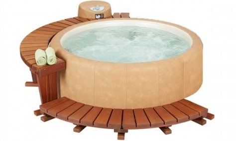 Full Hot Tub Wooden Surround