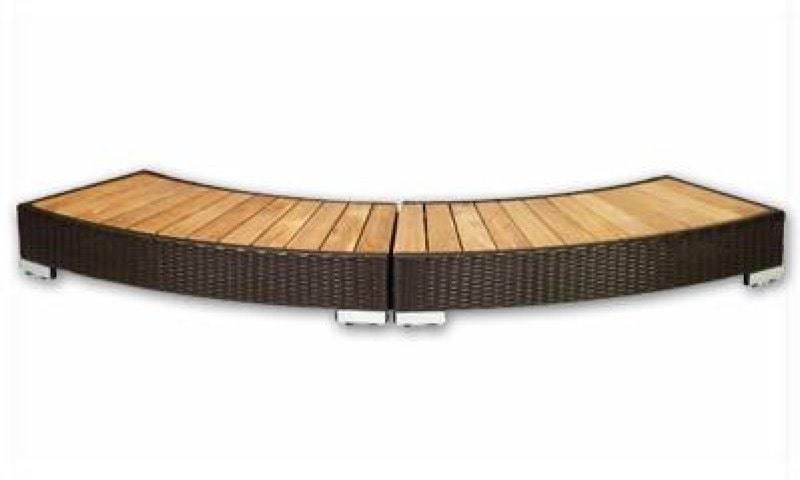 Rattan Hot Tub Step