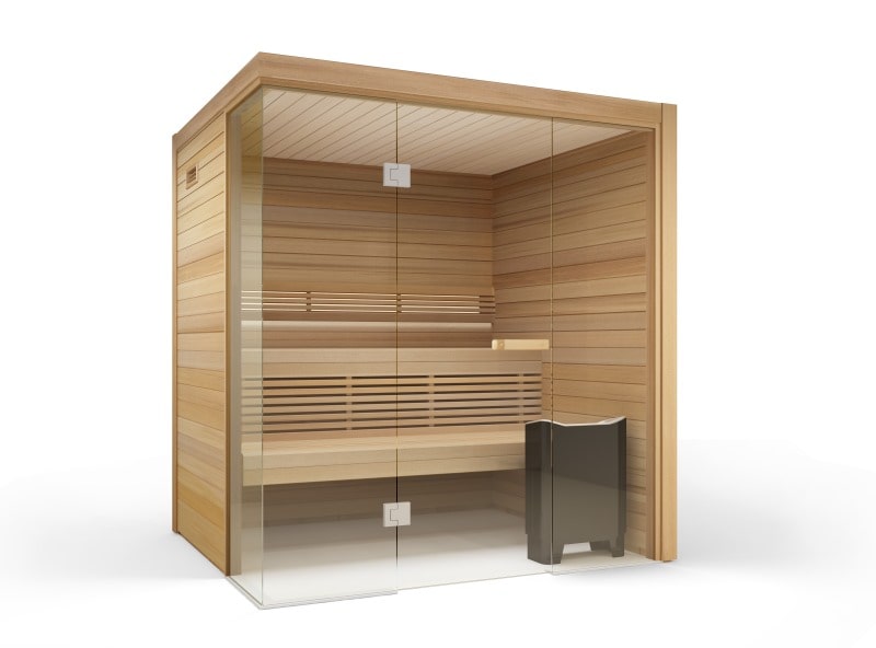 Glass Corner Harmony Sauna