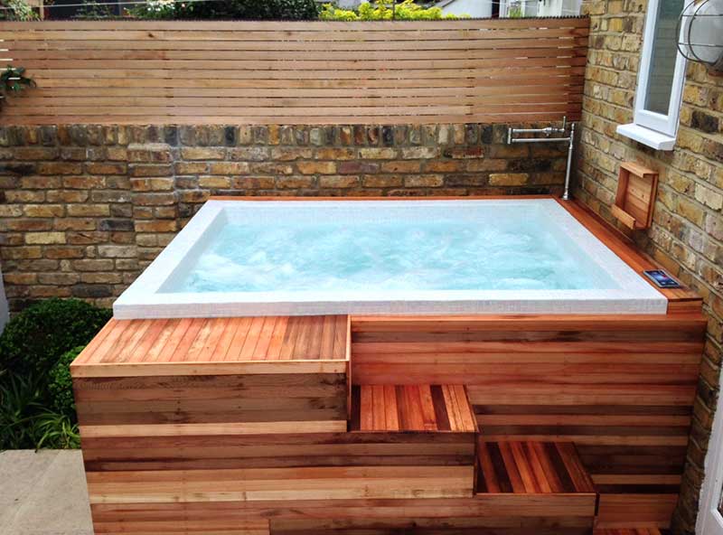 Square Hot Tub