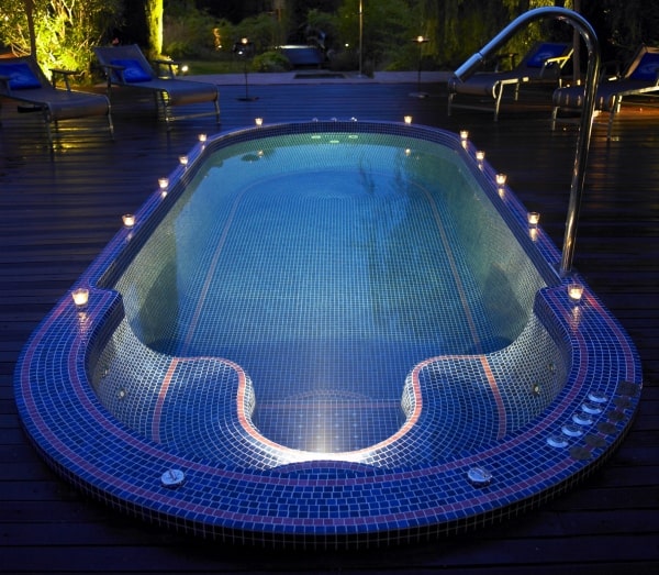 Bespoke Tiled Swim Spas